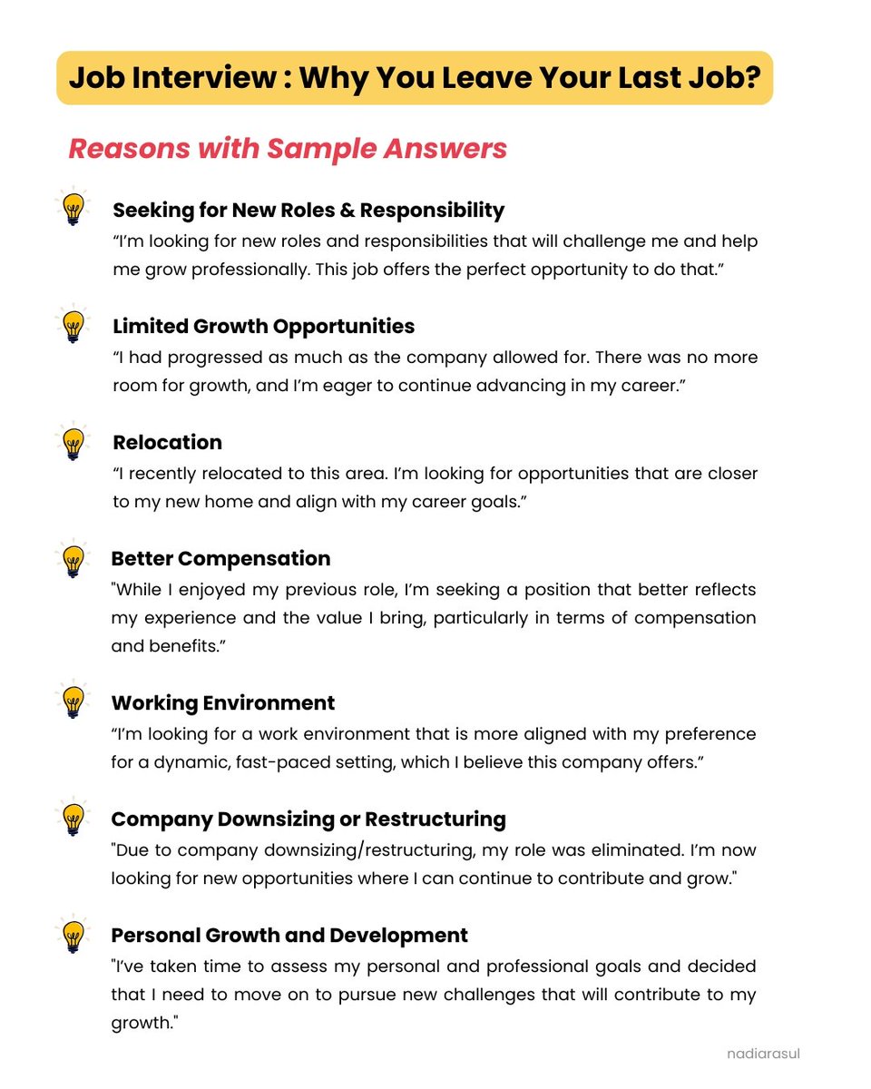 JOBCORNER247's tweet image. Another sample answers for your Job Interview 💡