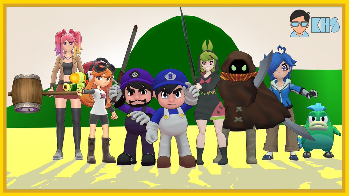 khs_karlo's tweet image. [MMD] SMG4's Gang - Ready 4 Battle (Remake)

For @smg4official 
This is just a remake of an SMG4 MMD poster that I created back in 2021 and published in 2022!

Enjoy!

#SMG4 #smg4fanart #MikuMikuDance #poster