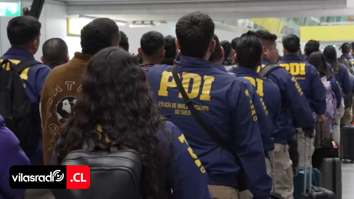 VilasRadio's tweet image. ⚖✈EN MASIVO VUELO CHÁRTER EXPULSAN A 69 EXTRANJEROS CON HISTORIAL DELICTUAL A PERÚ Y COLOMBIA

📲💻Revisa la nota completa en: vilasradio.cl/en-masivo-vuel…

#Explusión #PDI #Migraciones #Sermig #Chile #Chárter #Delincuentes #Arica #Tamarugal #Tarapacá #Iquique