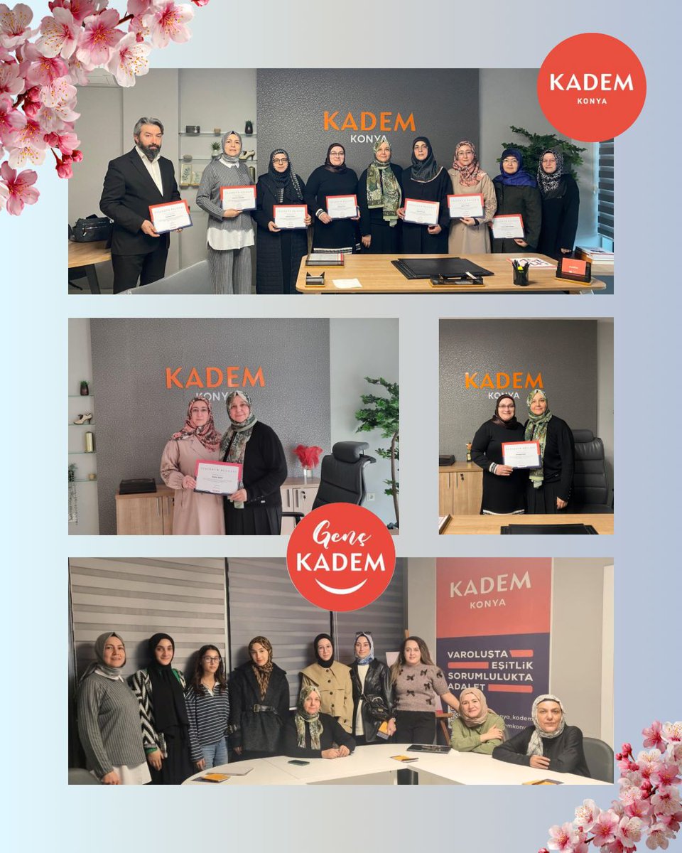 “Kadem eğitimcilerimize emekleri, özverileri ve katkıları için teşekkür belgelerini takdim ettik. Eğitim yolculuğumuza değer katan tüm gönüllülerimize  gönülden teşekkür ettik ve ardından yeni genç gönüllülerimizle tanıştık.