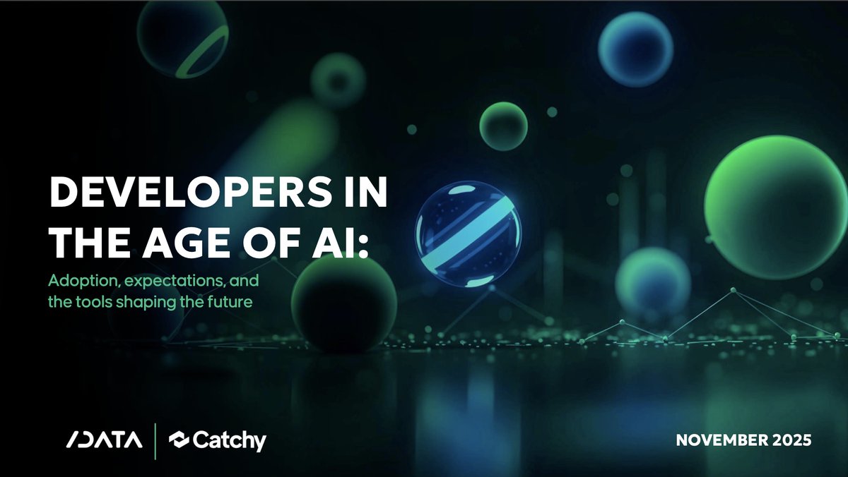 SlashDataHQ's tweet image. AI isn’t a side project for devs anymore,  it&apos;s the job. 

We teamed up with Catchy to map how devs actually use AI day to day and how they feel about the popular tools.

@ChatGPTapp is the clear leader in AI coding assistants...
