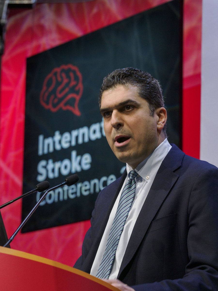 AHAScience's tweet image. Grow your network by exploring brain health and stroke treatment with scientists and clinicians from around the world at #ISC26, coming soon to New Orleans! 

📷 @ShadiYaghi2 shares his research at #ISC24.  
 
ISC26 Chairs: @LaurenHSansing @bijoymenon