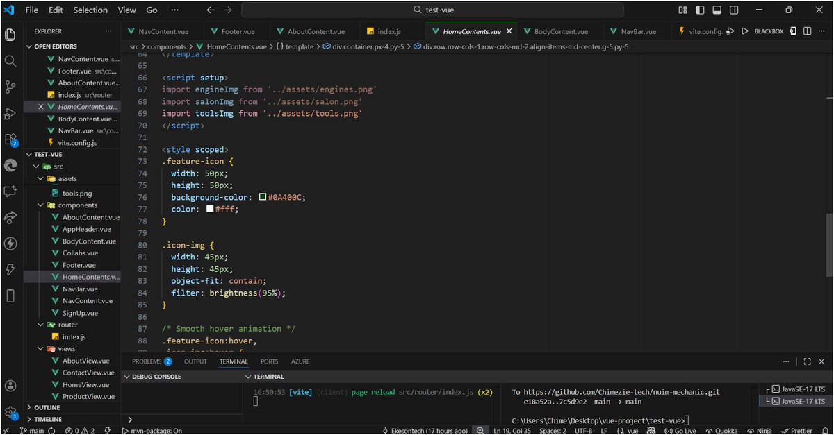 nuimbase_'s tweet image. We made a simple  page with VUE.JS to understand the learning curve for those who intend to join the Tech field and start earning instantly. We will say that VUE.JS is really good.

This was the simple sample result:
…it-main-nuimbases-projects.vercel.app
Used: Vue, Bootstrap, primevue, css.