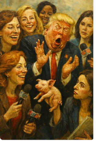 Good morning to people not into pedophiles who calls women pigs☕️