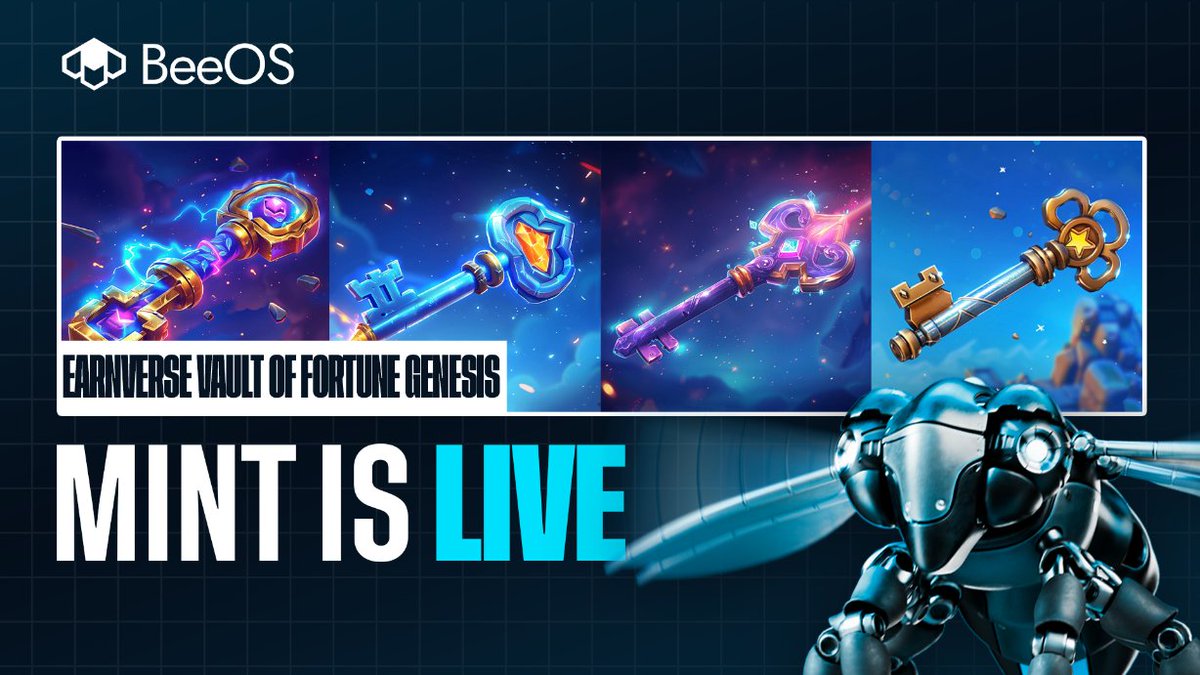 beeos_arenavs's tweet image. The Vault of Fortune Mint is now live.

5,555 free lifetime passes to the EarnMax ecosystem.

No second chances once the vault closes.

Free mint. One per wallet.

📅 Mint Phases (UTC):

• GTD Phase: 16:00 – 17:00 UTC

• Whitelist Phase (FCFS): 17:00 – 19:00 UTC

•  Public…