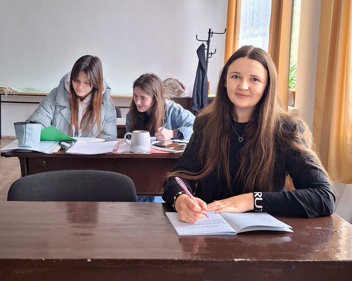 Mariya can’t wait to one day welcome you to Ukraine.
After receiving a continuing education gift through Chalice’s Gift Catalogue, her life has taken a beautiful new direction. She’s now diving into her third year of a tourism degree at a local university — and she’s thriving.