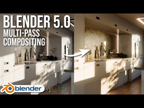 contentguild's tweet image. Full Guide to Multi-Pass #Compositing in #Blender 5.0 bit.ly/4pCDrAT