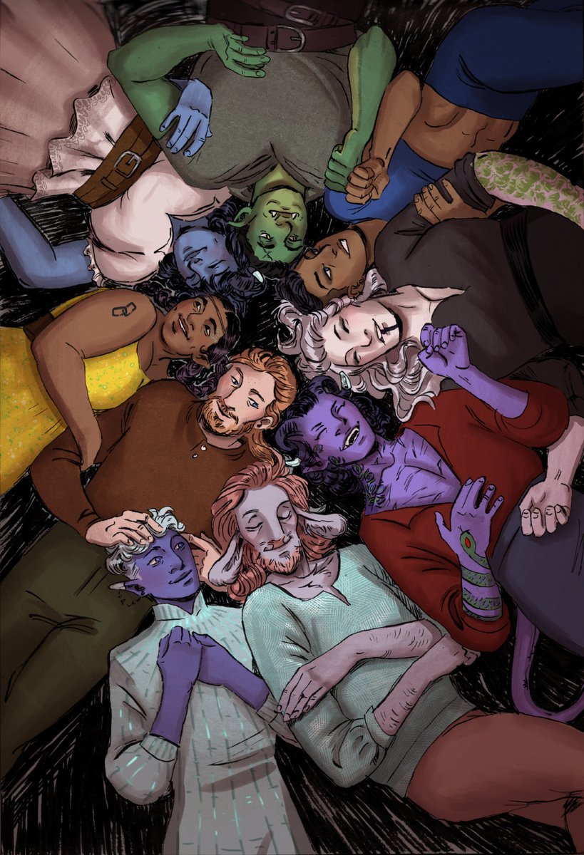 FAN ART GALLERY: Chaotic Hearts 💕 

Featured artwork by bsky.app/profile/danika…

VIEW OUR FULL WEEKLY FAN ART GALLERY ⬇️ 
critrole.com/fan-art-galler…