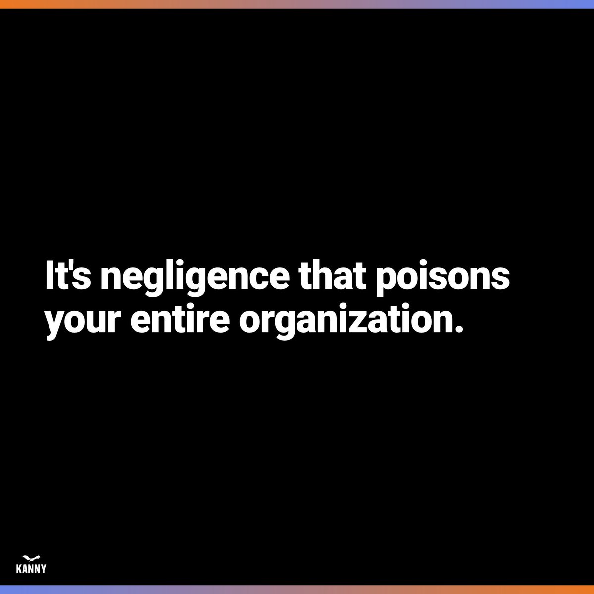 Sean_KANNY's tweet image. Protecting a "star player" who’s toxic costs more than you think. Losing good people, eroding trust—it all adds up.

What message are you sending?

#characterintelligence #leadership
