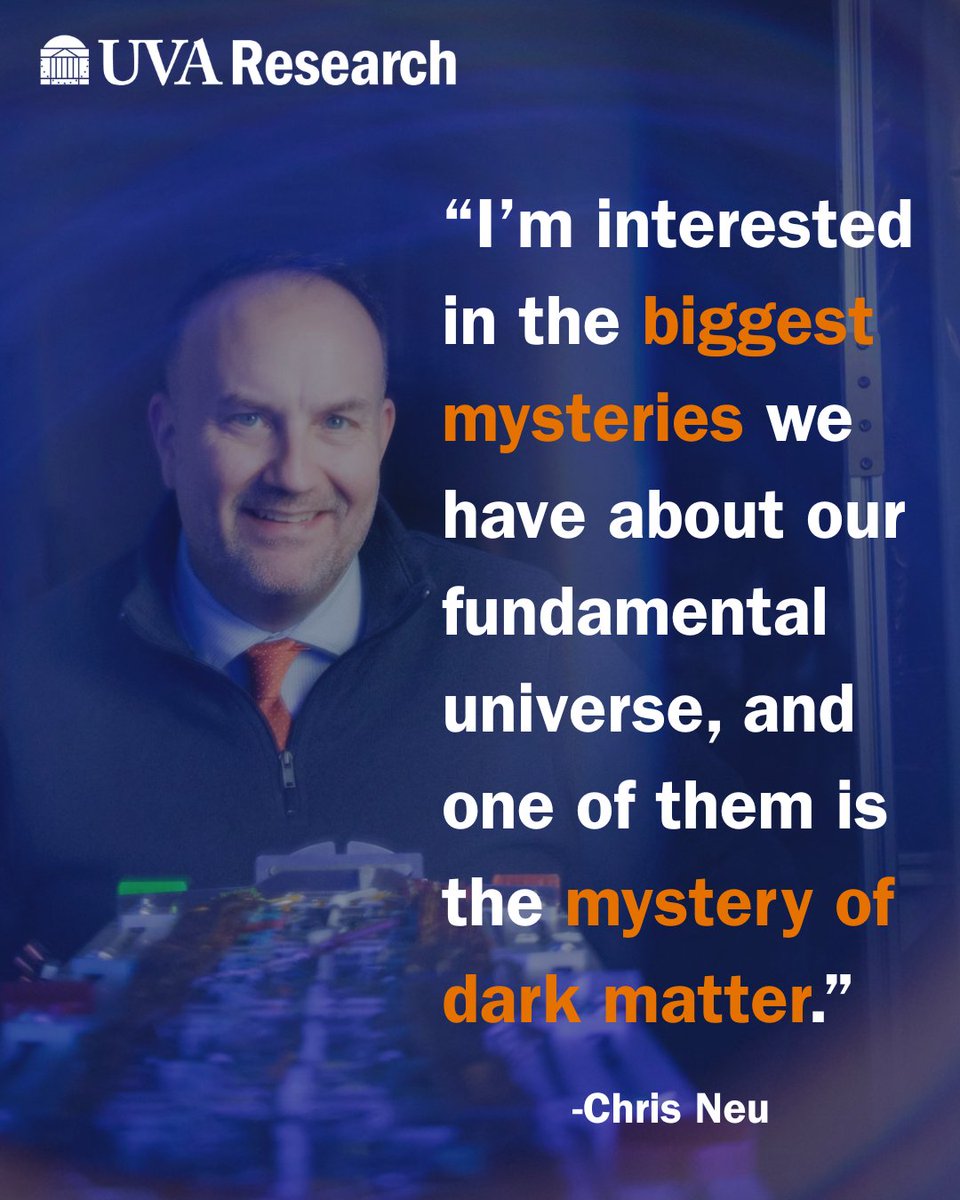 UVAResearchNews's tweet image. Chris Neu @UVA is helping unlock one of science’s greatest mysteries: dark matter. His work at the Large Hadron Collider could reshape our understanding of the universe.
🔗 Learn more: ow.ly/uXhh50XtGCt
#Physics #DarkMatter #ParticlePhysics