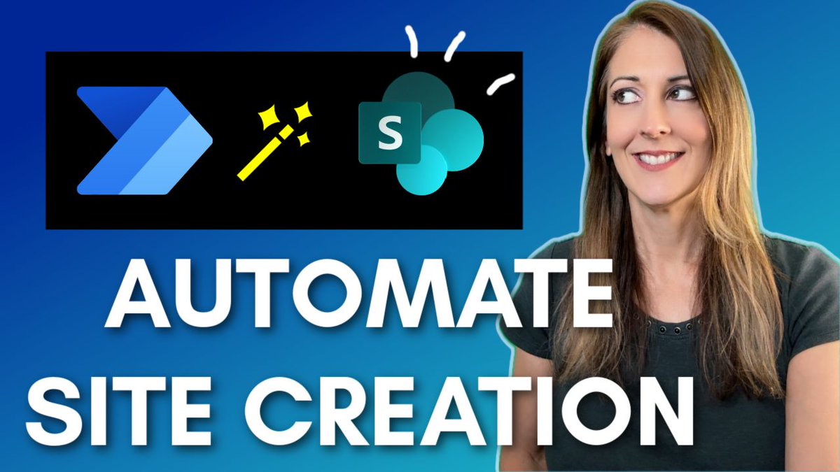 iwmentor's tweet image. Power Hour: 3 Ways to Automate SharePoint Site Creation - Flow Tutorial with Demos
See how to trigger Power Automate, with a flow to create the site, assign owners and a template!
youtube.com/live/HZvsXS_gz…
#PowerAutomate #PowerPlatform #Microsoft365 #SharePoint
