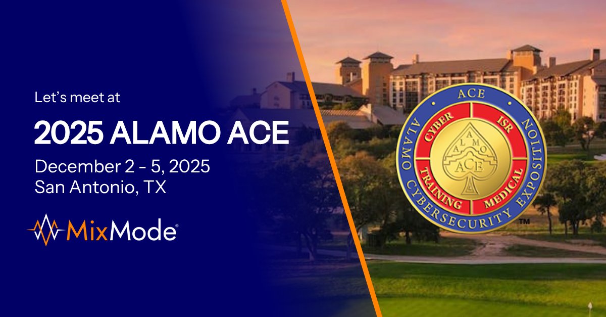 MixModeAI's tweet image. MixMode is heading to @AlamoAFCEA ACE 2025 Dec 2–5 🇺🇸 Come see our joint demo with Mission First Cyber — a flyaway kit running MixMode’s self-supervised AI for real-time threat detection at the tactical edge. More: mixmode.ai/use-cases/flya…
#AFCEAAlamoACE #CyberAI #TacticalEdge