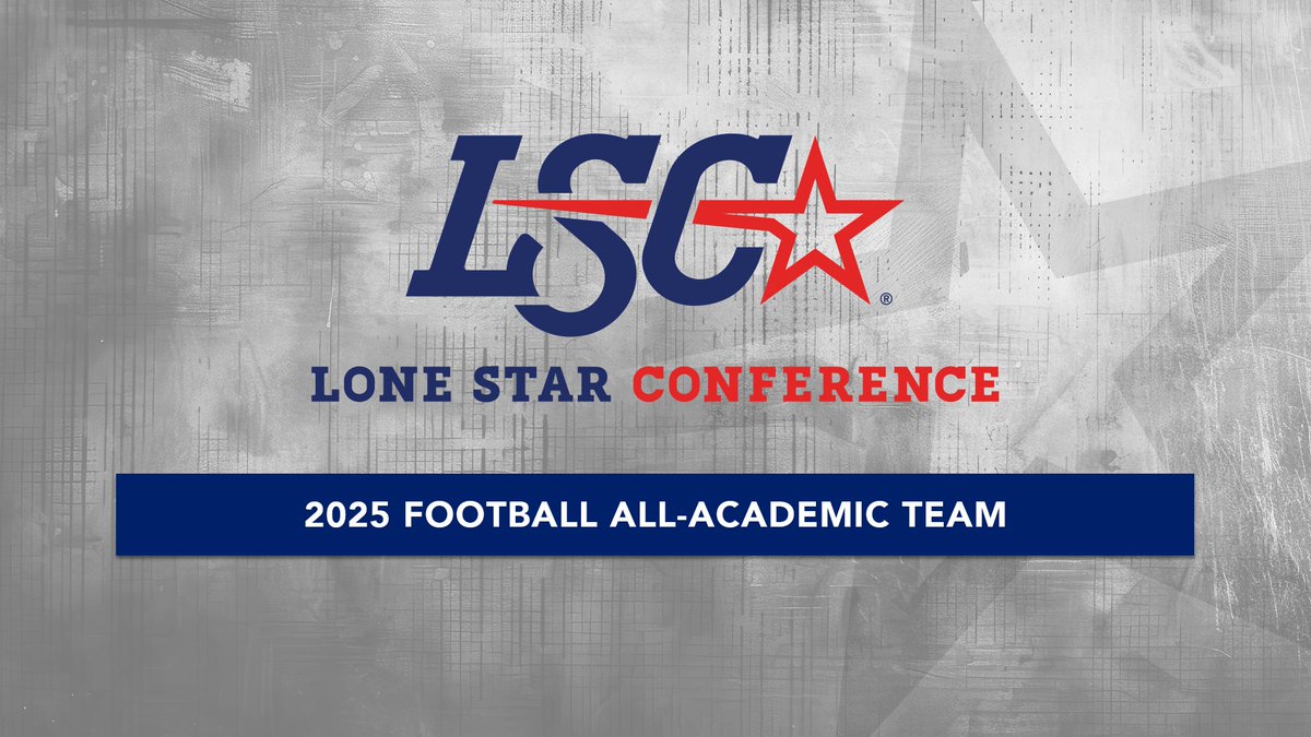 LoneStarConf's tweet image. Lone Star Conference Football All-Academic Team announced. 🏈📚

🔗 bit.ly/48dnDgL

#LSCfb #D2fb