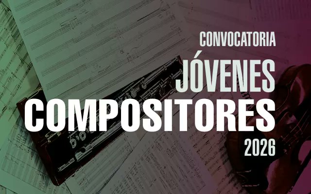 🎼 Convocatoria Jóvenes Compositores 2026
En su sexta edición, la convocatoria  contará con el acompañamiento del compositor colombiano Diego Vega y estará abierta hasta el lunes 23 de febrero de 2026 a las 4:00 p.m. 

👉Conoce más en:ow.ly/LAGi50XuB41