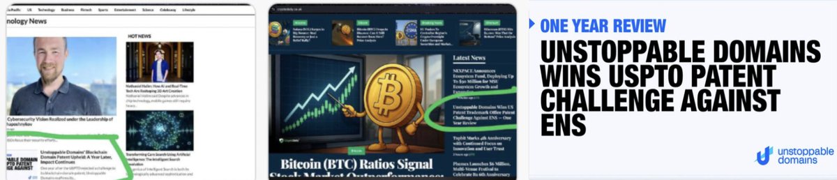 sandy_carter's tweet image. Thanks for the coverage from @cryptodailyuk @IBTimes @Investingcom and more on the @unstoppableweb winning the USPTO patent challenge!!!! 

cryptodaily.co.uk/2025/11/unstop…

ibtimes.sg/unstoppable-do…

investing.com/news/press-rel…