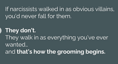 NarcissistBox's tweet photo. Narcissistic grooming....  #groooming #narcissisticabuse #thursdayvibes
@quantafreedomhealing https://t.co/lfCOChZmBP