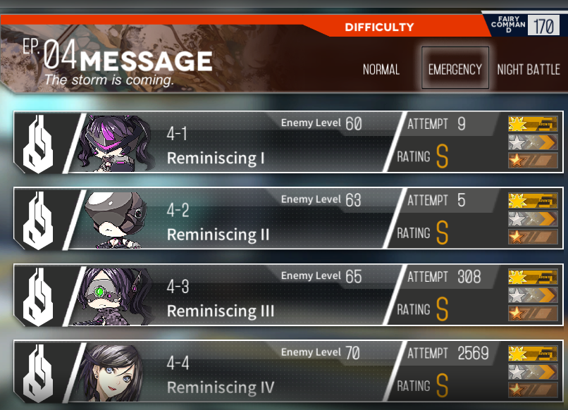 sunbaeleee's tweet photo. @GirlsFrontlineE how do i unlock these? i already cleared some chapters in the steam version of the game, but it still doesn't give then to me.... https://t.co/2n06cLzR7v