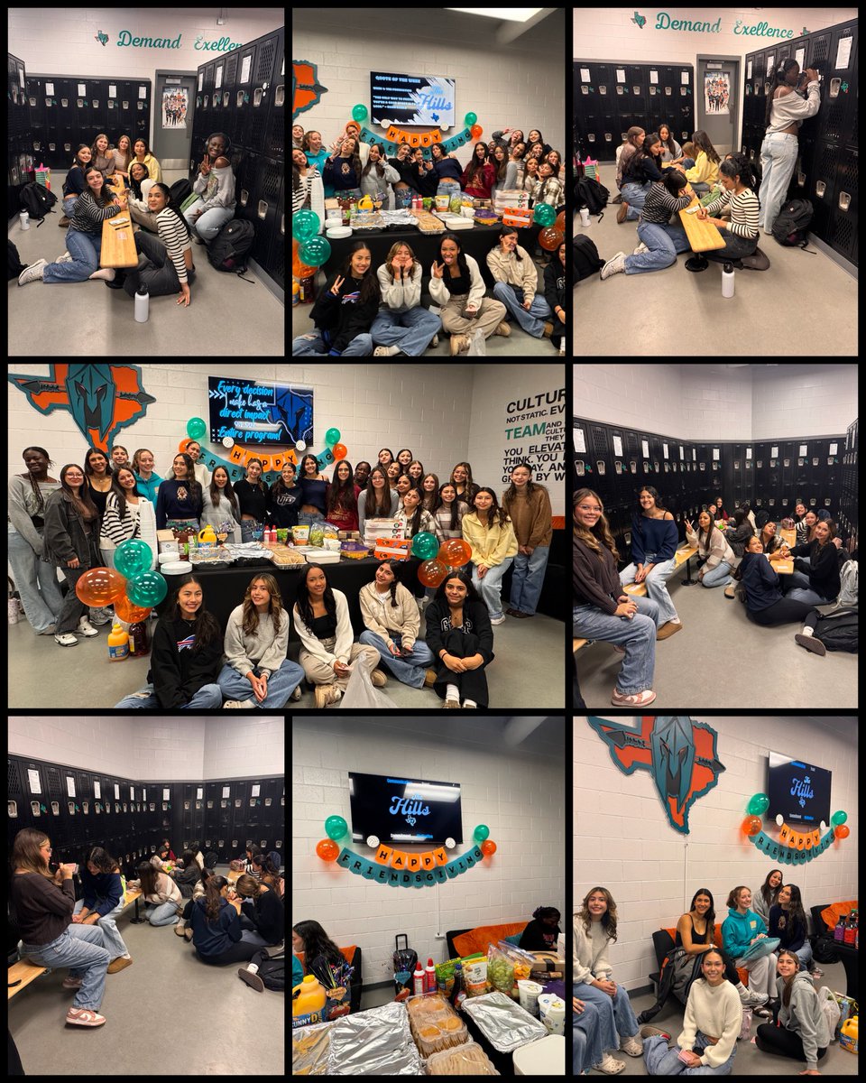 🩵🫰🏽🧡🩵FRIENDSGIVING🩵🧡🫰🏽🩵

Taking a moment to appreciate one another, our sport and all that we have in this life of ours😌🙏🏽

🦃🍗Happy early Thanksgiving 🍗🦃🧡🩵from The Hills Volleyball 🩵🧡

#Grateful 

<a href="/PHills_HS/">Pebble Hills High School</a>