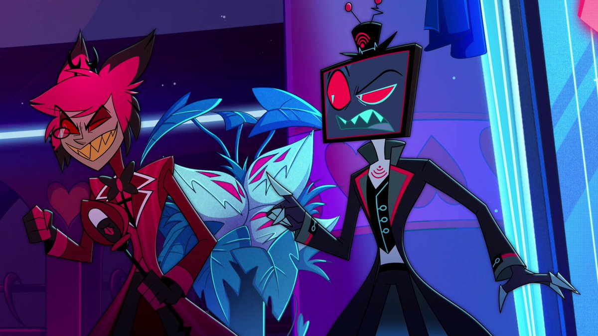 Official_TVC's tweet image. Vox: &quot;What do you MEAN the deal&apos;s broken!?&quot;
*Continues to do the thing that broke the deal in the first place*
#HazbinHotel #HazbinHotelSeason2