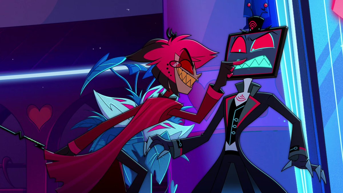 Official_TVC's tweet image. Vox: &quot;What do you MEAN the deal&apos;s broken!?&quot;
*Continues to do the thing that broke the deal in the first place*
#HazbinHotel #HazbinHotelSeason2