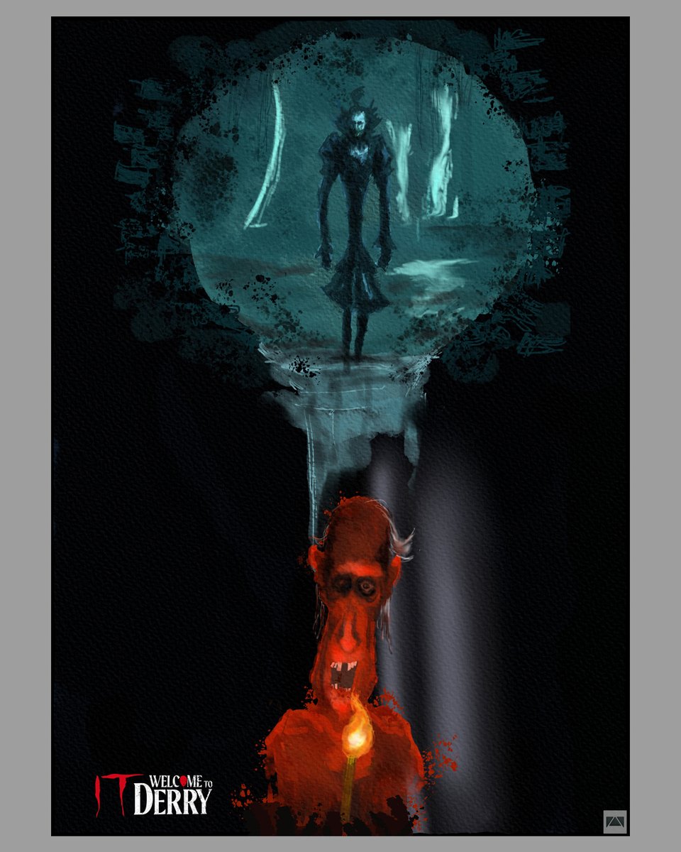 AMDesignWorks's tweet image. He terminado el primer poster sobre #ITWelcomeToDerry Para este diseño he usado el software #Rebelle5 de @escapemotions en una laptop que tiene 10 años. @StephenKing #Horror #DigitalPainting #Illustration #Poster @Lucalucaeluca