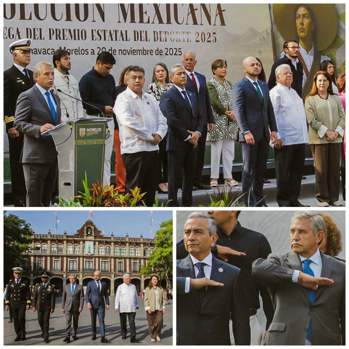 vida_politica's tweet image. RECUERDA #CUERNAVACA SU ESPÍRITU REVOLUCIONARIO: #JOSÉLUISURIÓSTEGUI LLAMA A FORTALECER LA CIUDAD DESDE LA PARTICIPACIÓN SOCIAL…

• Durante la ceremonia cívica por el CXV aniversario de la Revolución Mexicana, el alcalde expresó que estos ideales históricos siguen guiando el…