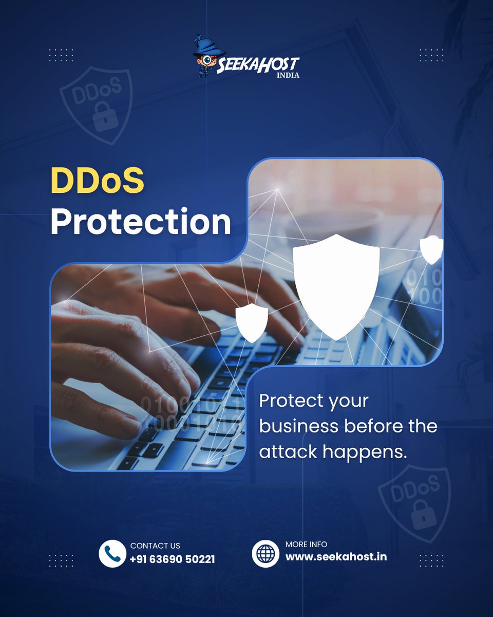 seekahostindia's tweet image. Stay Online. Stay Protected🛡️

SeekaHost India&apos;s advanced DDoS protection blocks malicious traffic before it reaches your website.
keep your business,

✔️ Fast
✔️ Secure
✔️ Always online

👉 Get Now -&amp;gt; seekahost.in/web-hosting/

#seekahostindia #webhosting #DDoSProtection #security