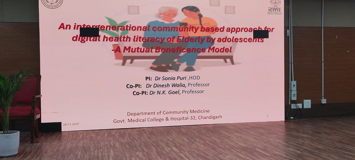 ChdCyberCell's tweet image. An awareness session on Cyber Safety and Security was conducted at GMCH, Sector 32, in collaboration with the Department of Community Medicine. Around 150–170 participants, including faculty members and NSS volunteers from various schools of Chandigarh, attended the session.