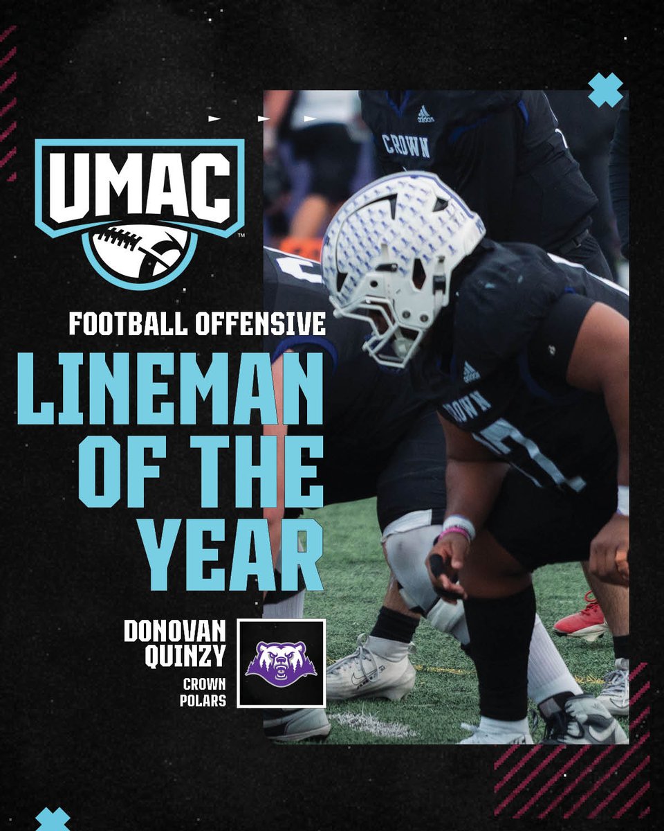 <a href="/CrownCollegeFB/">Crown College Football</a> <a href="/CrownPolars/">Crown College Polars</a> <a href="/WC_BlueJays/">WestminsterAthletics</a> <a href="/WESTMOFB/">Westminster College Football</a> <a href="/GUPanthers/">Greenville University Athletics</a> <a href="/EMAPFootball/">Greenville University Football</a> Offensive Lineman of the Year: Donovan Quinzy, Crown