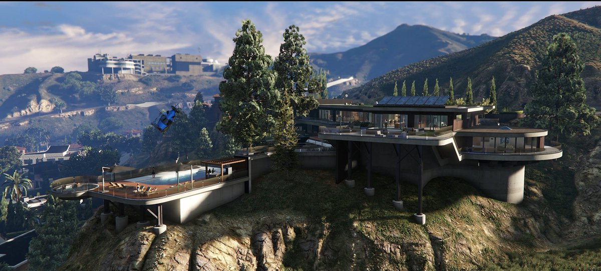TexFunz2's tweet image. Our first fully accessible interior from the outside.
#GTAOnline