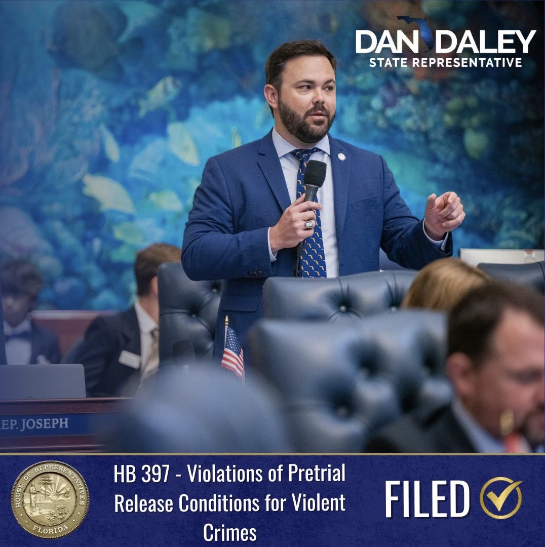 HB 397 - Violations of Pretrial Release for Violent Crimes strengthens accountability for violent offenders who violate release conditions, improves first-appearance procedures, and gives law enforcement clearer tools to protect victims and communities.