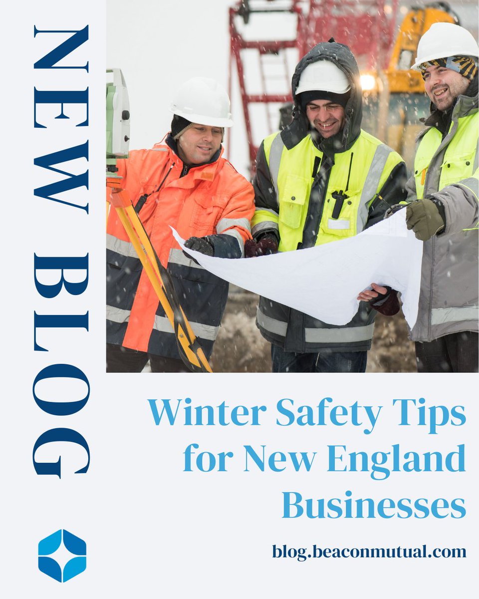 New blog! As winter quickly approaches Southern New England, check out these tips to help you prepare your business and keep your employees safe at work! 

hubs.la/Q03V7KJ60

#wintersafety #BeaPrepared #focusedonwhatmattersmost