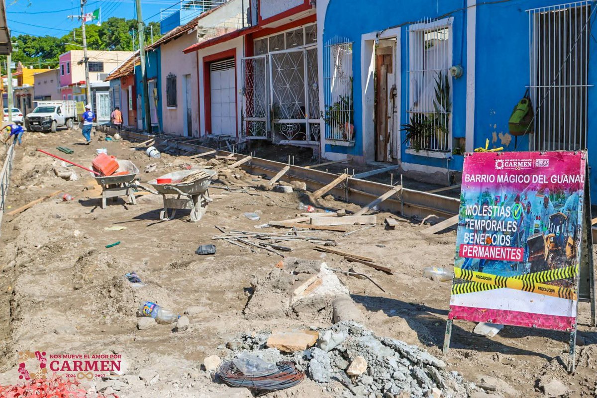 CarmenenunClick's tweet image. 📣⏩ ✨ 𝐄𝐥 𝐁𝐚𝐫𝐫𝐢𝐨 𝐌𝐚́𝐠𝐢𝐜𝐨 𝐝𝐞𝐥 #𝐆𝐮𝐚𝐧𝐚𝐥 𝐬𝐢𝐠𝐮𝐞 𝐭𝐫𝐚𝐧𝐬𝐟𝐨𝐫𝐦𝐚́𝐧𝐝𝐨𝐬𝐞 💯

Así avanza la #pavimentación de la 𝐜𝐚𝐥𝐥𝐞 𝟐𝟐, 𝐞𝐧𝐭𝐫𝐞 𝟏𝟓 𝐲 𝟏𝟗, una obra que mejora la movilidad y la calidad de vida de las familias de la zona. 🚧✨