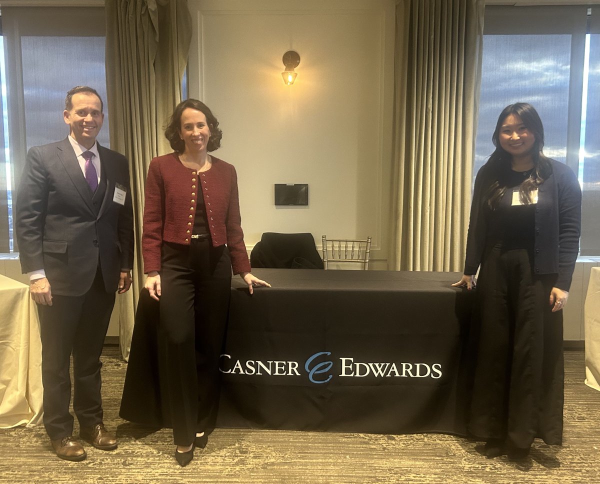 Last week, several Casner attorneys attended the <a href="/BostonBar/">BostonBar</a> Association’s Annual Career Fair. We enjoyed the opportunity to connect with the next generation of lawyers and meet motivated members of the Boston legal community.

#CasnerAndEdwards #BostonLaw