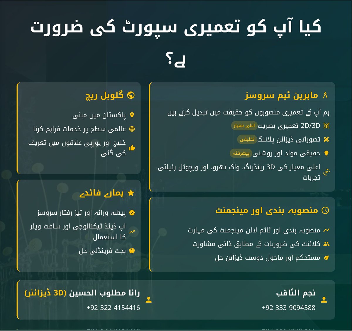 najamussaqibpk's tweet image. #architecturalsupport #2D #3D #Architects #Design #global #conceptualdesign #pakistan #gulf #worldwide