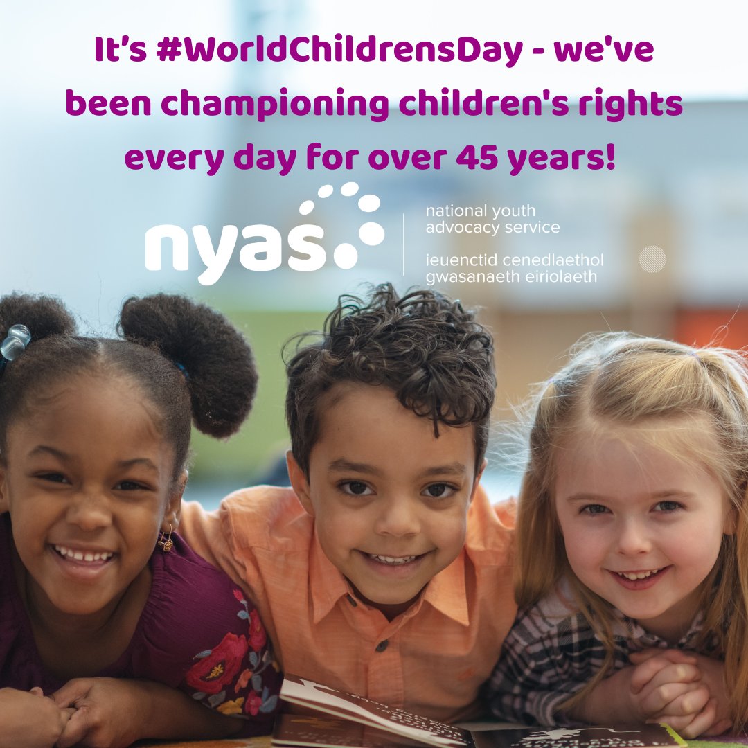 Every day is children's rights day at NYAS! This #WorldChildrensDay our CEO's have blogged about the importance of advocacy for children and young people in care: nyas.net/about-us/news/… <a href="/SharonLovellUK/">Sharon Lovell</a>