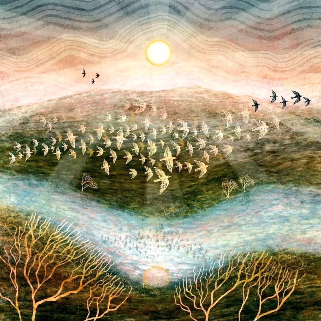 "The sun never asks permission to shine. Do the same with your joy".

~ Josiane Coeijmans

Art by @elin_manon_illustration