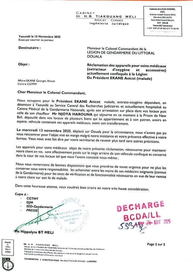 Confisquer les appareils d’oxygène d’un malade comme Ekane Anicet, au point que son avocat doive supplier pour qu’on lui rende de quoi respirer, c’est de la cruauté d’État. On ne traite pas un citoyen comme ça. Même en détention, il reste un être humain.

Même son chauffeur ?