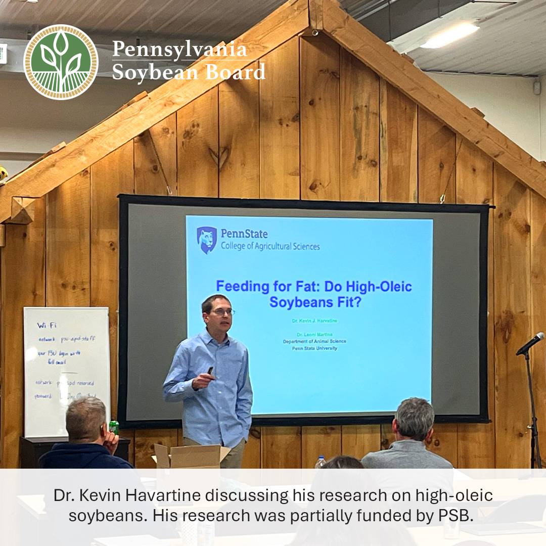 Earlier this week, PSB Director Kaycee Stephens and PSB staff had the opportunity to participate in the PSU Agronomy Extension Team winter meeting.

Information gathered in the meeting will help inform the Soybean Board’s plan of work, research and programming in 2026.