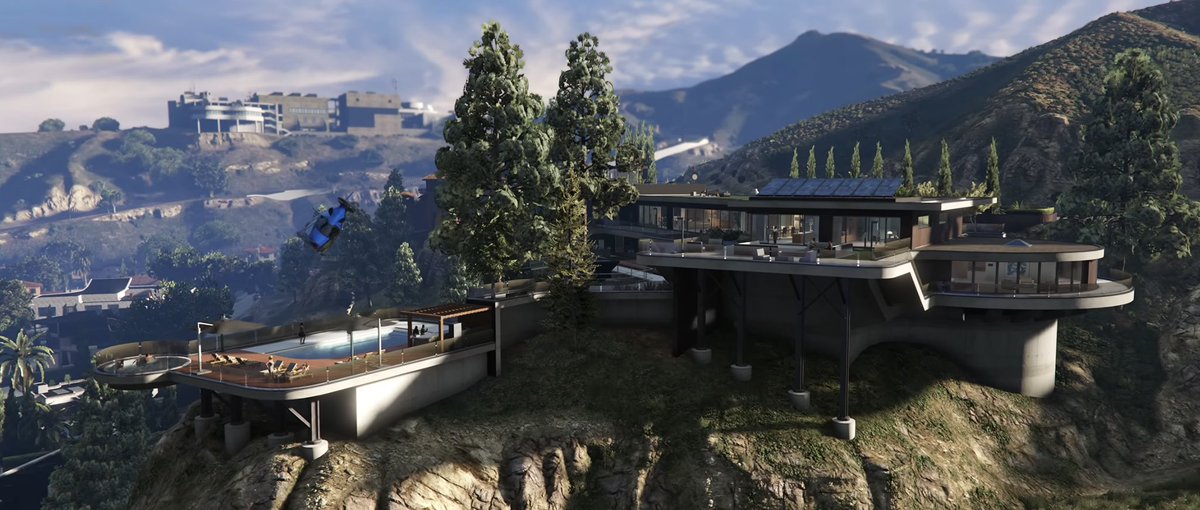 One of the new mansions in GTA ONLINE to come in December!