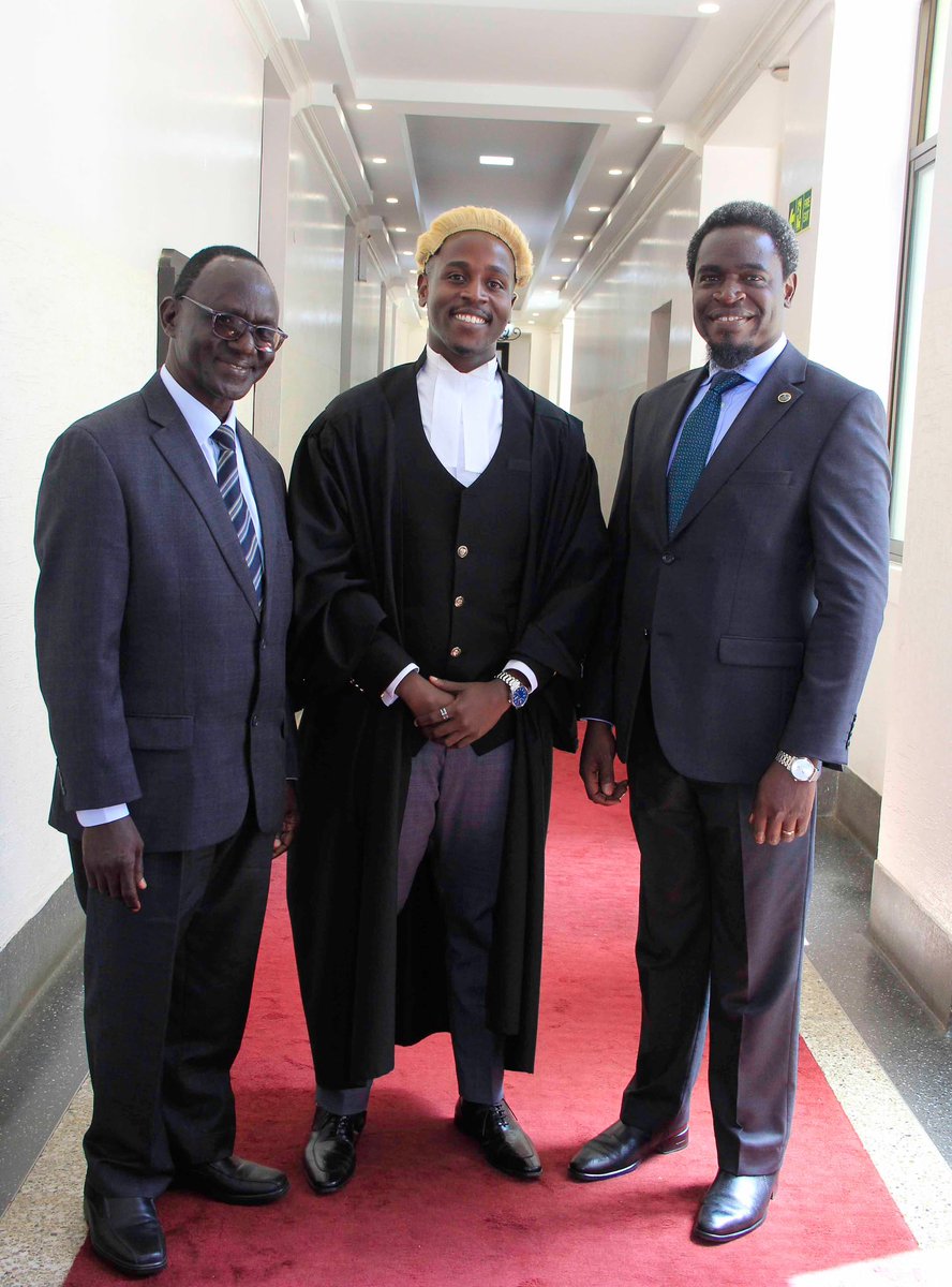 My son, Mwalimu Ernest Nyerere congratulations on your admission to the Bar. No joy can be greater than this significant milestone.