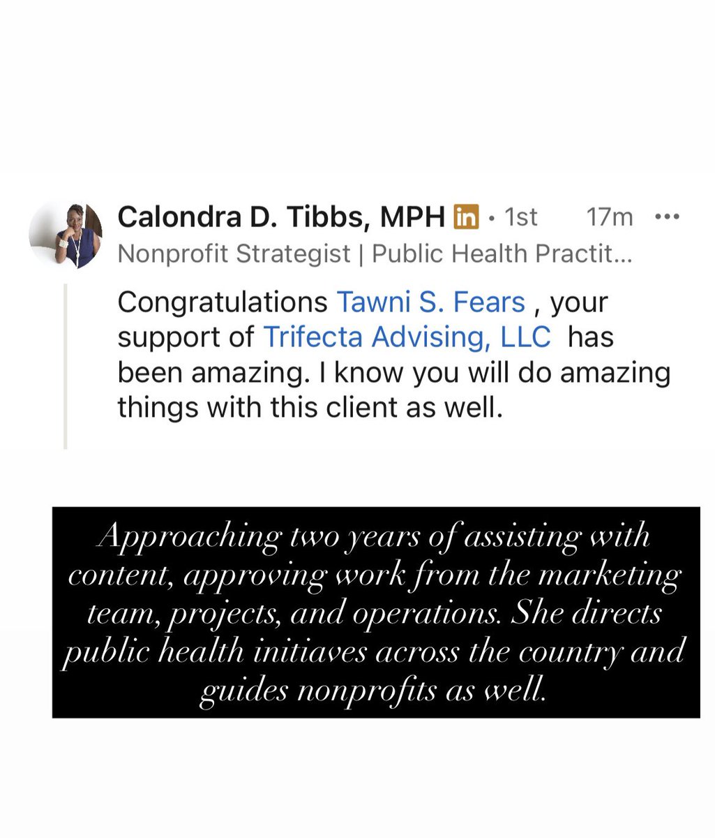 Grateful for great clients! Thankful to her for celebrating me partnering with Canon Tokki (Japan), and teaching me so much! #MonthlyClients #Writer #Editor #Operations #AwardWinning 

Info@TheTawniLogues.Com