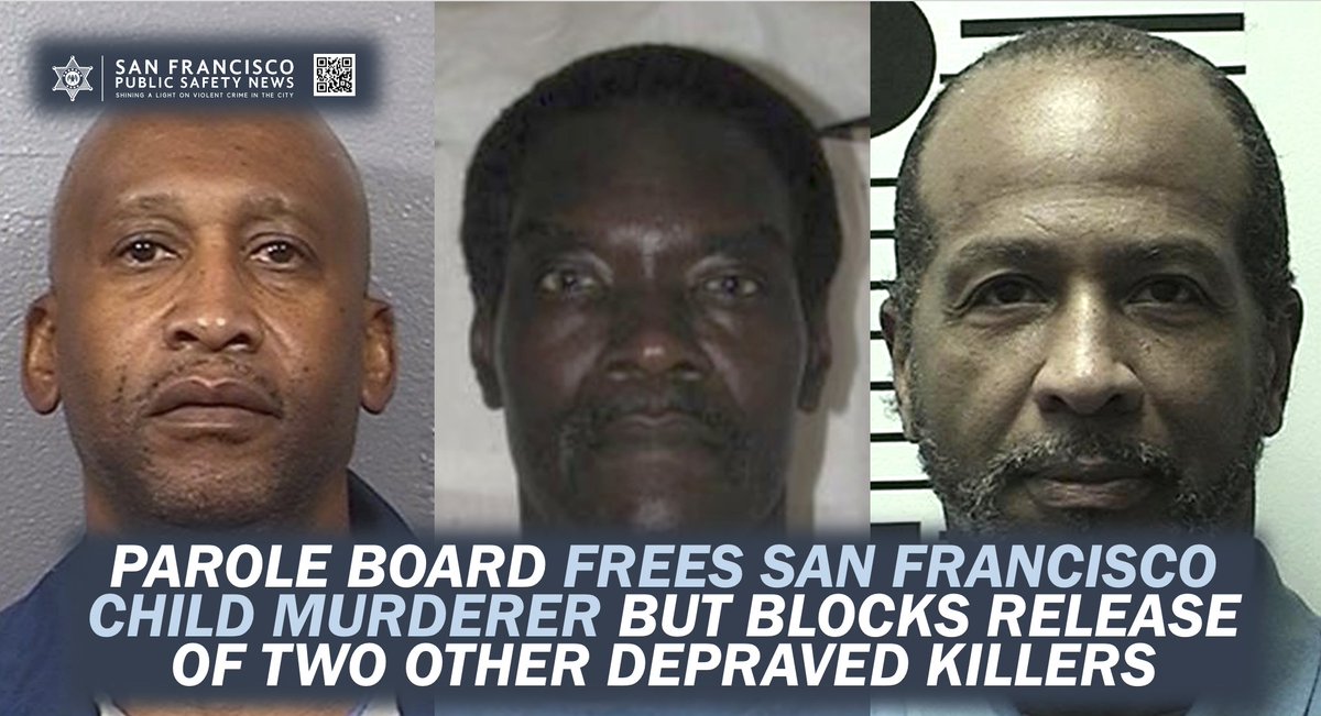 Newly-released transcripts of recent parole hearings for prisoners convicted in San Francisco show a child murderer winning release, a three-time killer being denied parole but told his prospects are improving, and a man who attacked his girlfriend, while on parole for murdering
