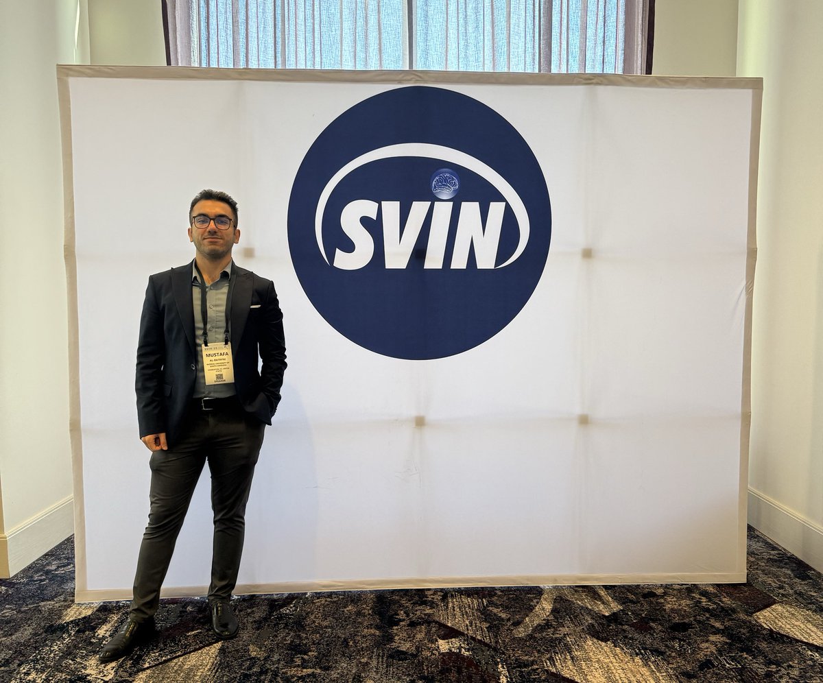 Excited to participate in <a href="/svinsociety/">SVIN</a> 2025.
7 abstracts as presenting author.
Great time to spend in <a href="/citybeautiful/">City of Orlando</a>  Orlando, Florida.

#research #MedTwitter #residency #Neuroscience