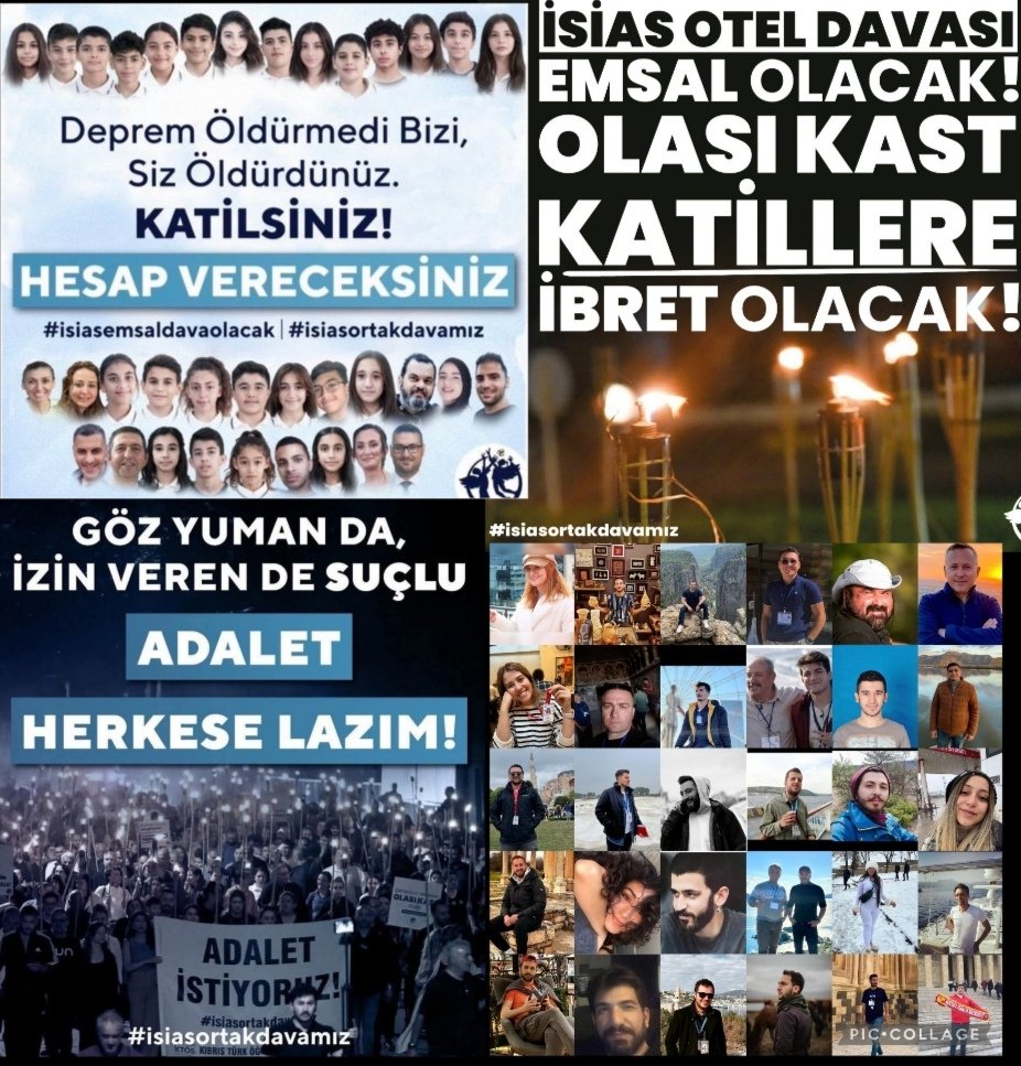 Adalet arayışında;
1018 gün ... !

Şampiyon melekler 
ve rehberler için 
ADALET OLASI KAST 
ile gelecek....

#İsiasadaletnöbeti
#İsiasortakdavamız
#isiasolasıkast
#İsiashesapverecek
#RehberleriçinAdalet
#DepremiUnutmaUnutturma
