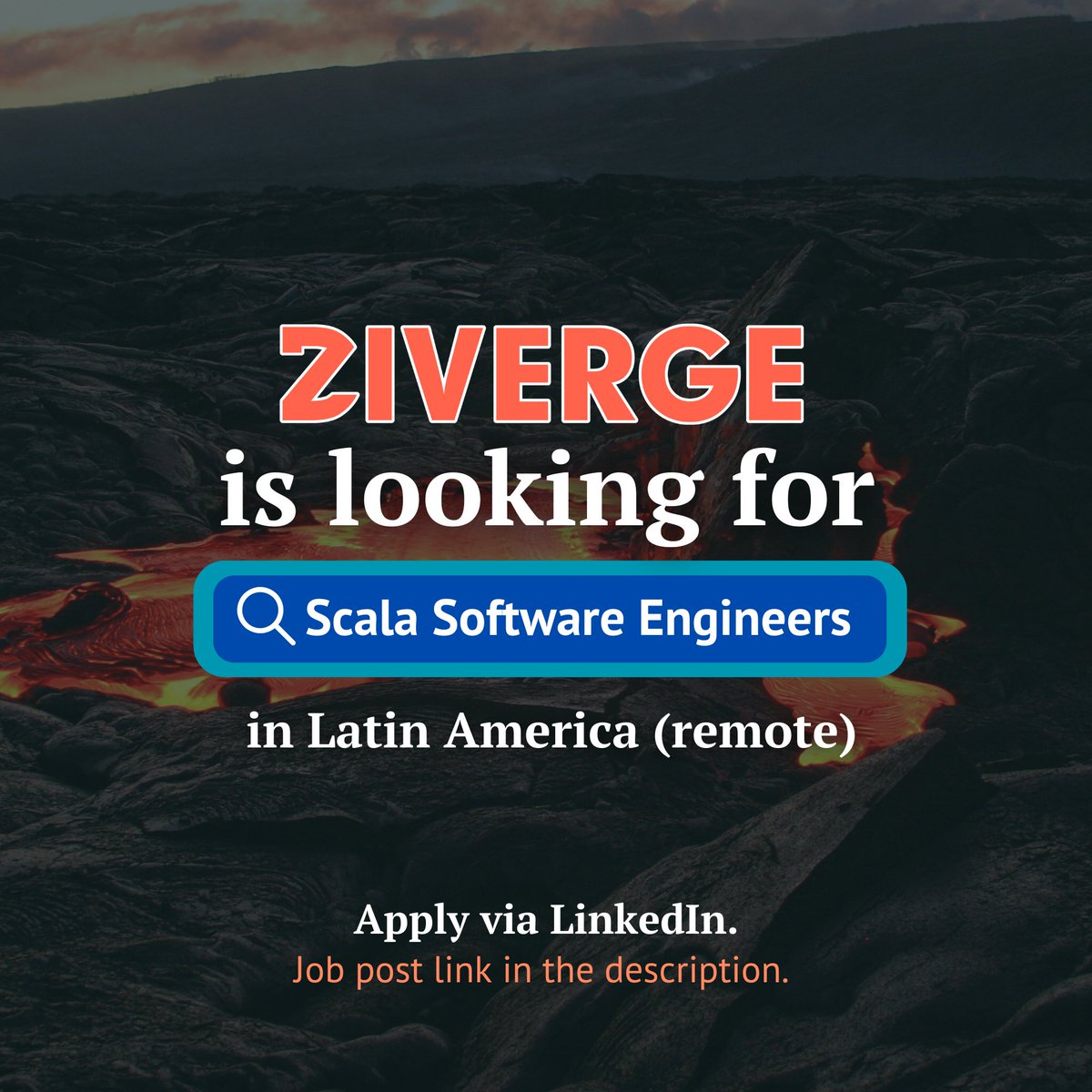 zivergetech's tweet image. Ziverge is HIRING 🚨 

We&apos;re looking for Scala Software Engineers based in Latin America.

Please apply via our LinkedIn post:
lnkd.in/dggMtKVZ

#scala #jobpost #hiring #softwareengineer