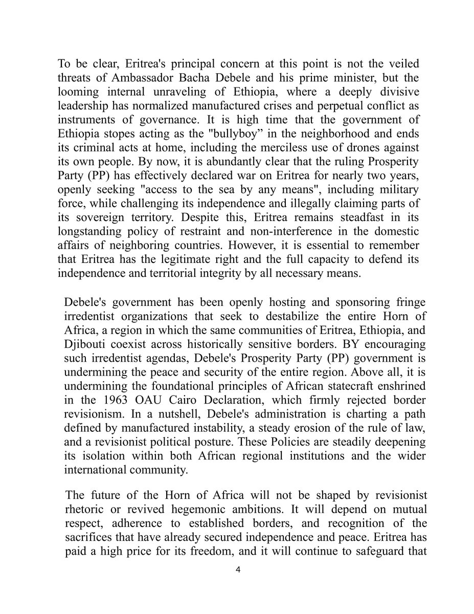 EritreaUNGeneva's tweet photo. A Good Read: 
The Red Sea Debate: A Rebuttal to Historical Amnesia and Geopolitical Illusion https://t.co/At61bSAlSV