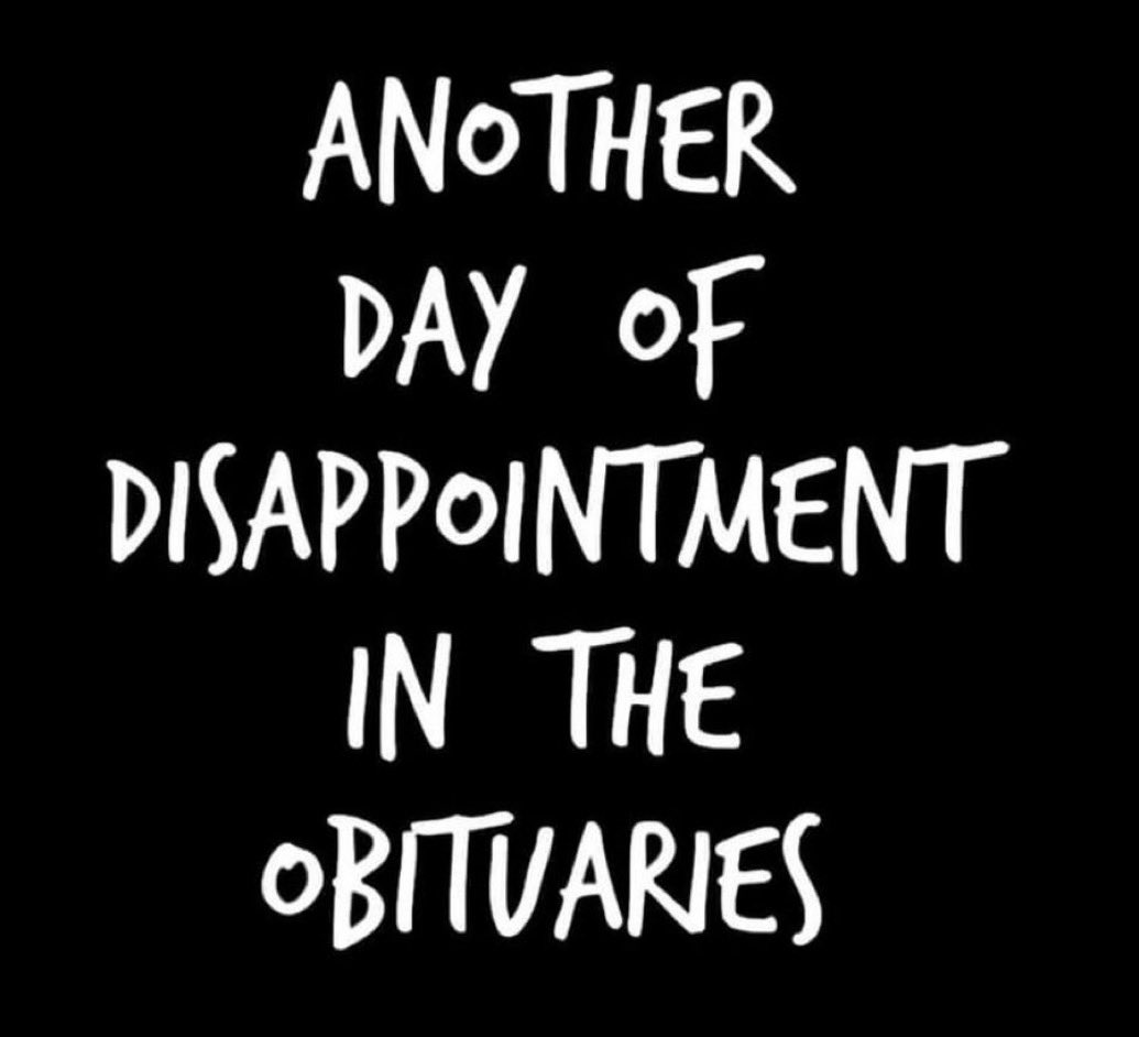 2GoldR's tweet photo. @OfTheBraveUSA @AccountableGOP There is only one obituary we are all looking forward to reading with great anticipation ! https://t.co/zQ1gDhyVOn