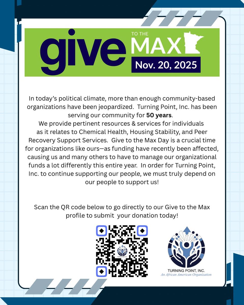 PHocal_Point2's tweet image. Today is #GiveToTheMax Day here in Minnesota.  These two nonprofit organizations I support wholeheartedly.  In this current political climate we’re living in, and nonprofits across the country are being afflicted by loss of funding in many areas, the only way we will can continue…