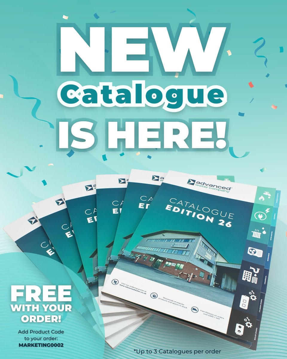 📢Our brand-new 26th edition catalogue is here!

What makes it better:
✅More pages, yet thinner and lighter
✅Tabbed sections
✅Product images along the page edges
✅A map that highlights your area sales managers

📢Ask our sales team to add MARKETING0002 to your order!